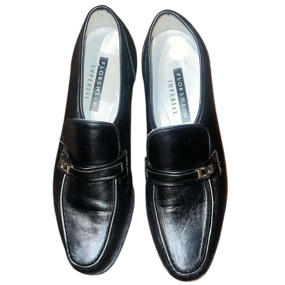 Florsheim Imperial Men’s Black Leather Dress Shoes. Size 10 1/2 A